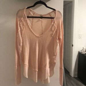 Free people long thermal top